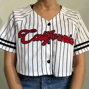 Baseball Crop Tee